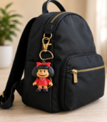 Cute Cartoon Girl Keychain - Image 3